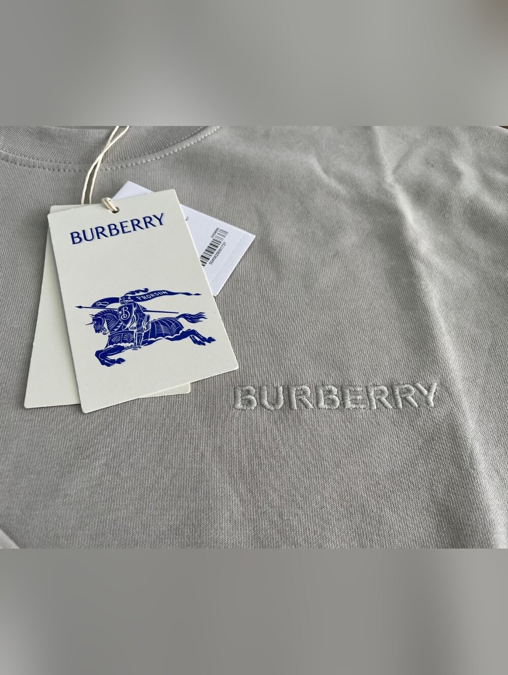 Burberry Men's Grey Designer Shirt & Shorts Set- Size 2XL - Picture 2 of 8
